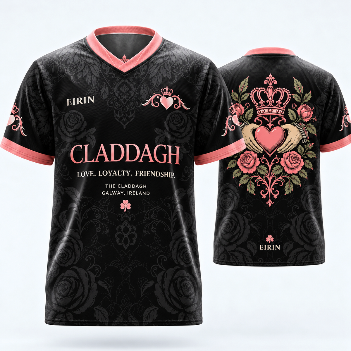 Eirin Apparel Women's Jersey 'Claddagh Rose' Jersey