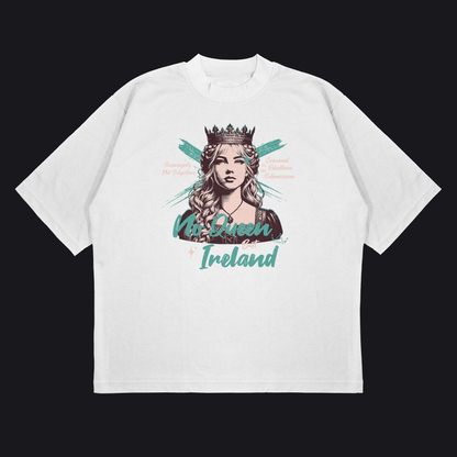 Eirin Apparel Women's Oversized T-Shirt Emerald Empress / S Women's 'No Queen But Ireland' Oversized T-Shirt