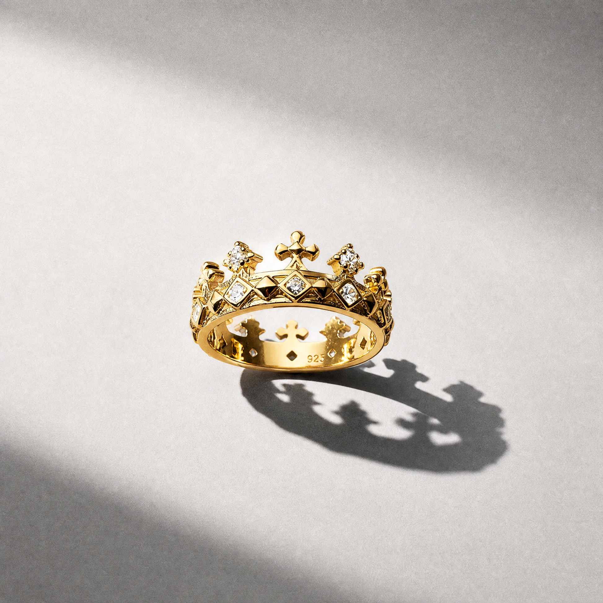 Eirin Apparel Women's Ring Women's Celtic Crown Ring – 'Banríon' (Queen)