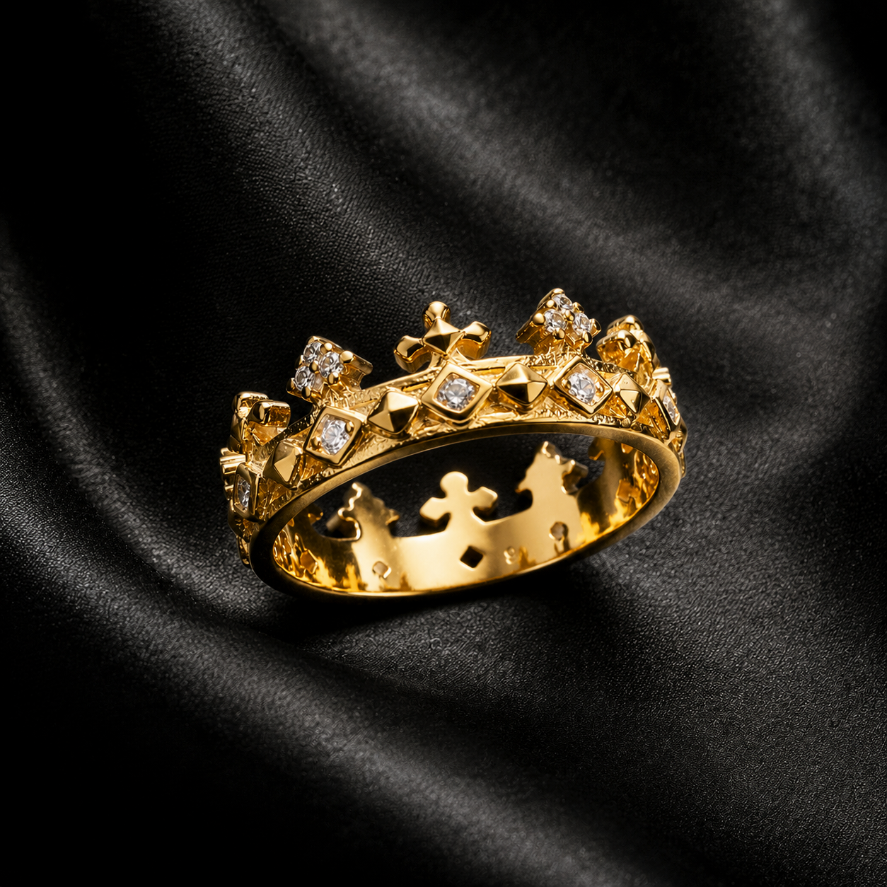 Eirin Apparel Women's Ring Women's Celtic Crown Ring – 'Banríon' (Queen)