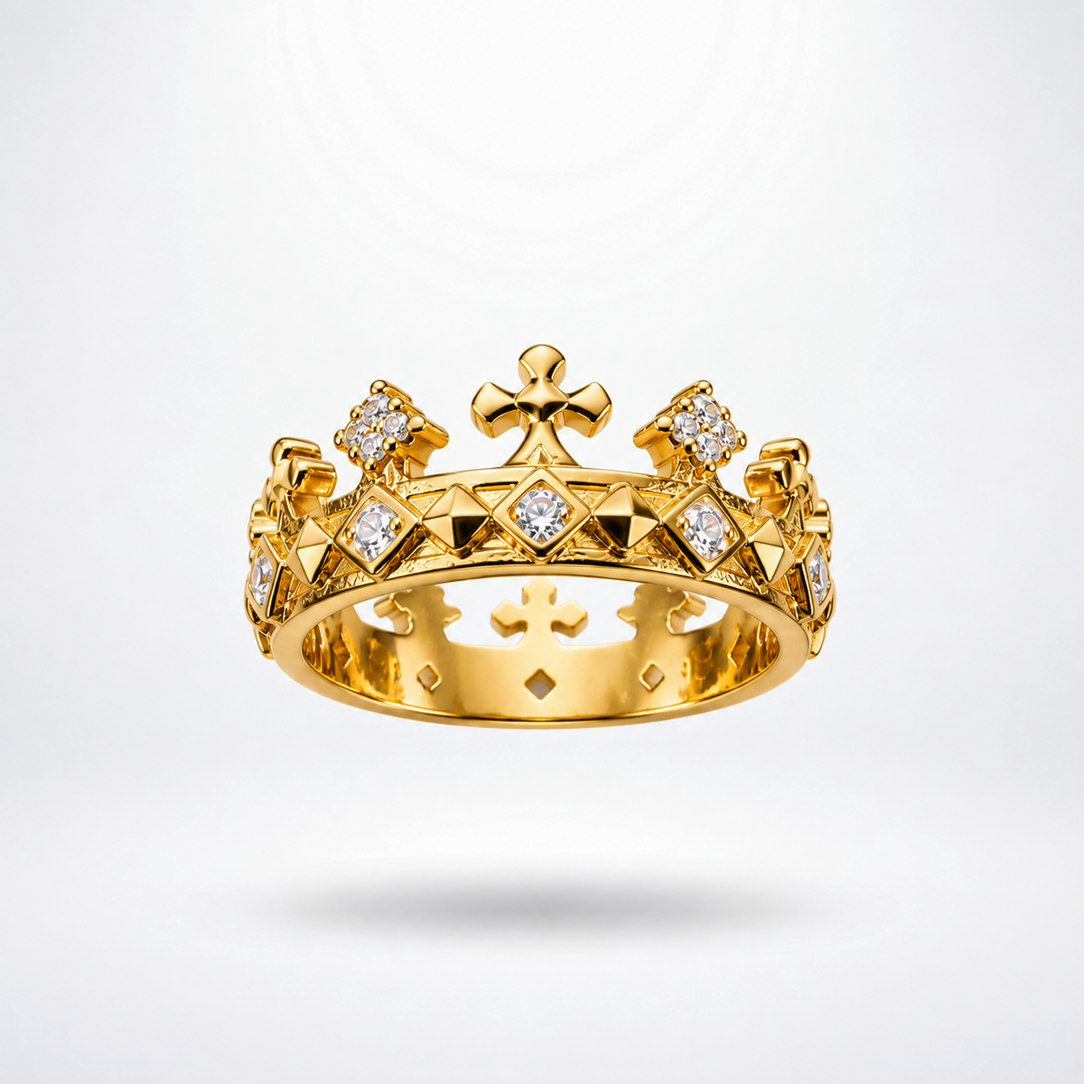 Eirin Apparel Women's Ring Women's Celtic Crown Ring – 'Banríon' (Queen)