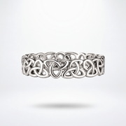 Eirin Apparel Women's Ring Women's Celtic Knot Ring – 'Síorfhite' (Everwoven) [collection-cover-only]