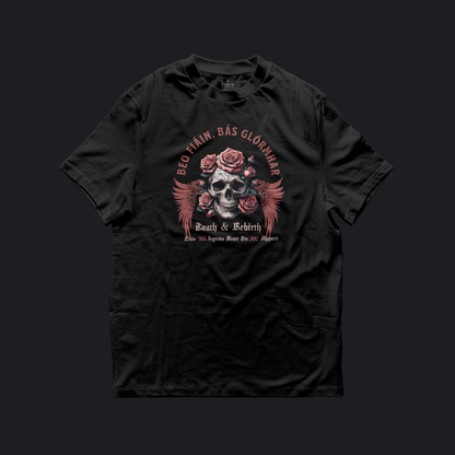 Eirin Apparel Women's T-Shirt Black / S Women's 'Live Wild, Die Glorious' Gaelic T-Shirt