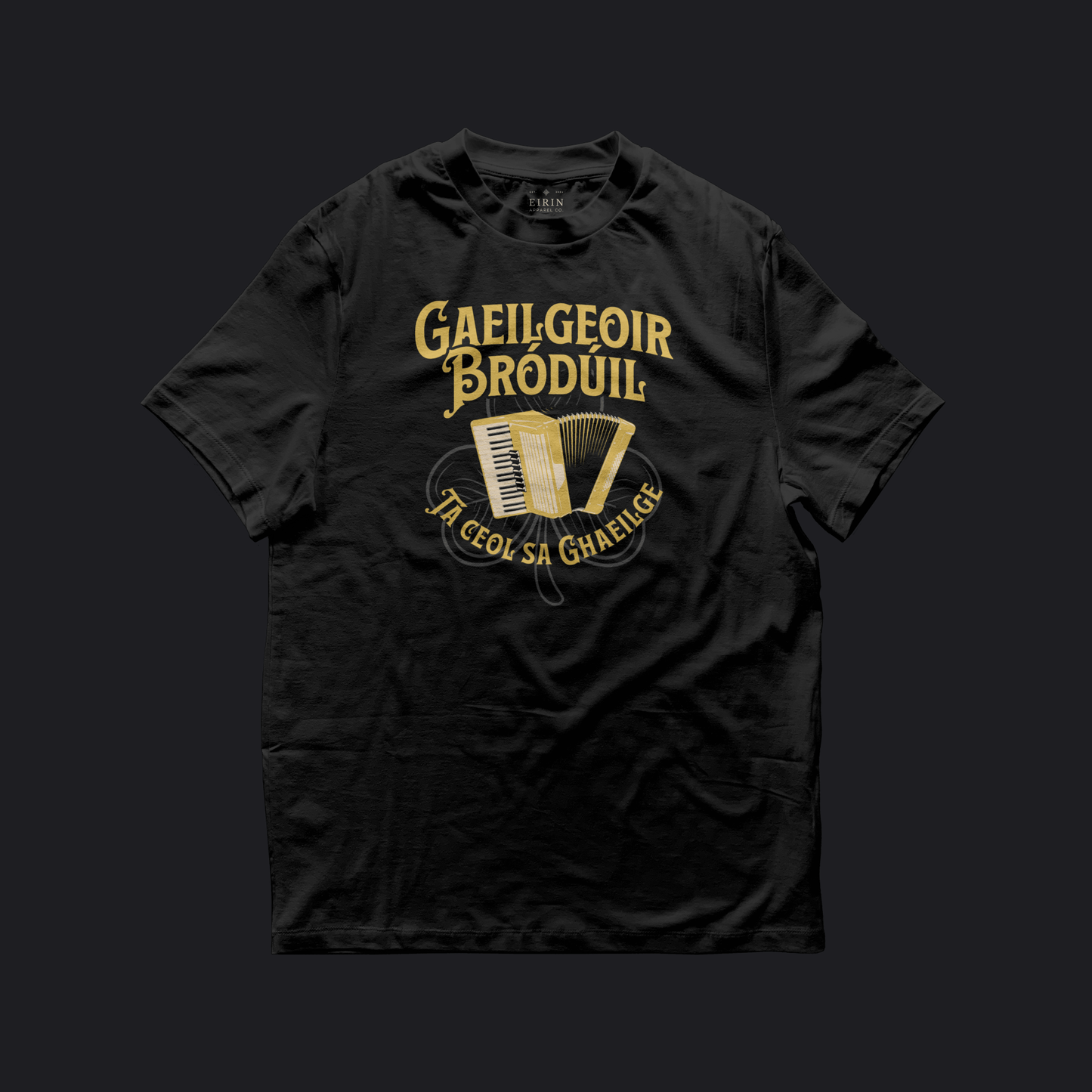 Eirin Apparel Women's T-Shirt Black / S Women's 'There's Music In Irish' Gaelic T-Shirt