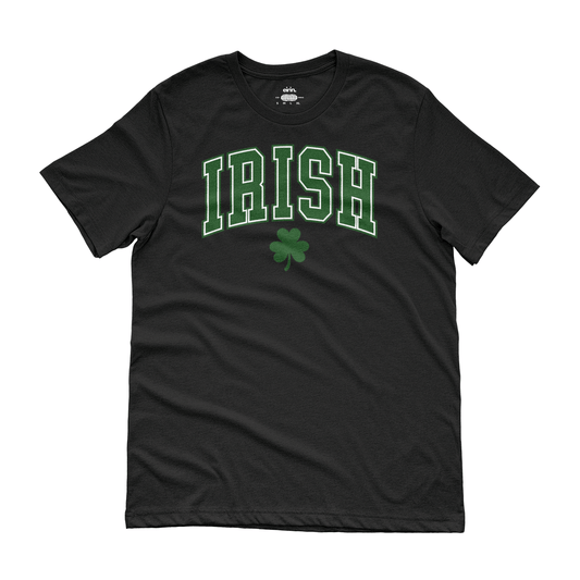 Eirin Apparel Women's T-Shirt Black / S Women's Varsity College Irish T-Shirt
