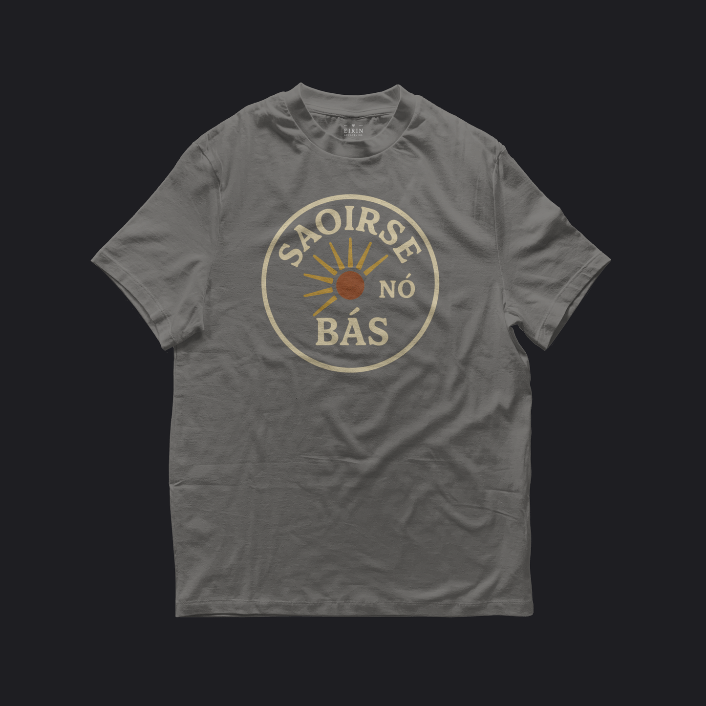 Eirin Apparel Women's T-Shirt Charcoal / S Women's 'Freedom Or Death' Gaelic T-Shirt