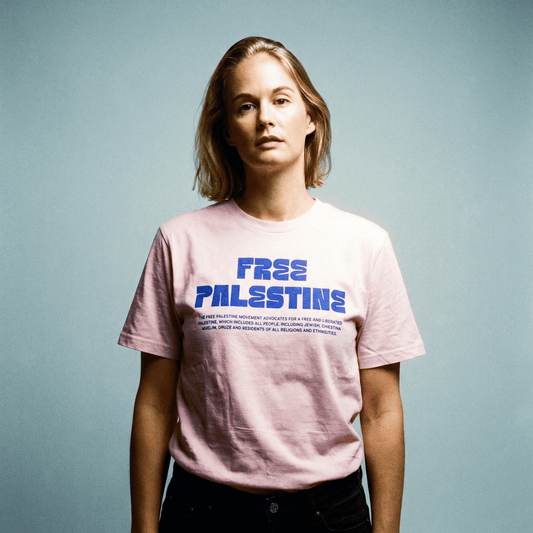 Eirin Apparel Women's T-Shirt 'Free Palestine' Pastel T-Shirt
