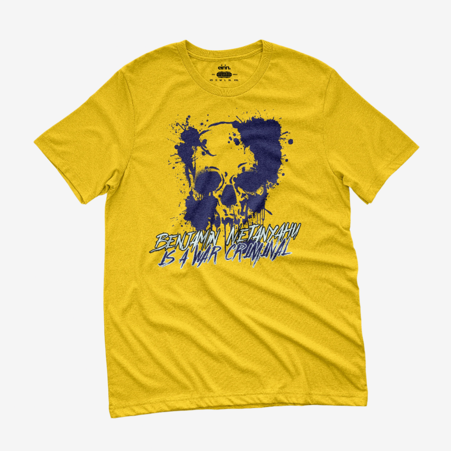 Eirin Apparel Women's T-Shirt Gold / S Women's Benjamin Netanyahu Is A War Criminal T-Shirt