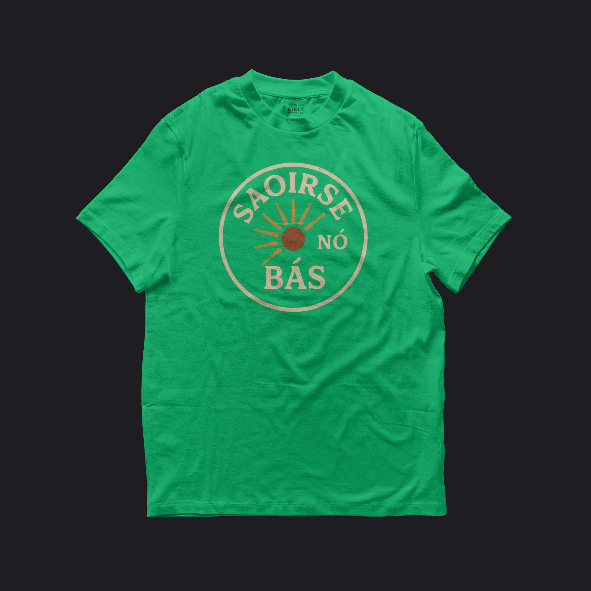 Eirin Apparel Women's T-Shirt Irish Green / S Women's 'Freedom Or Death' Gaelic T-Shirt