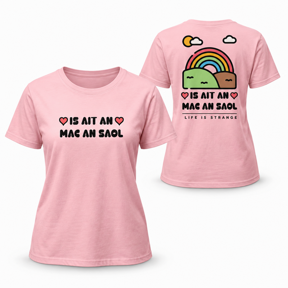 Eirin Apparel Women's T-Shirt 'Life Is Strange' Gaeilge T-Shirt