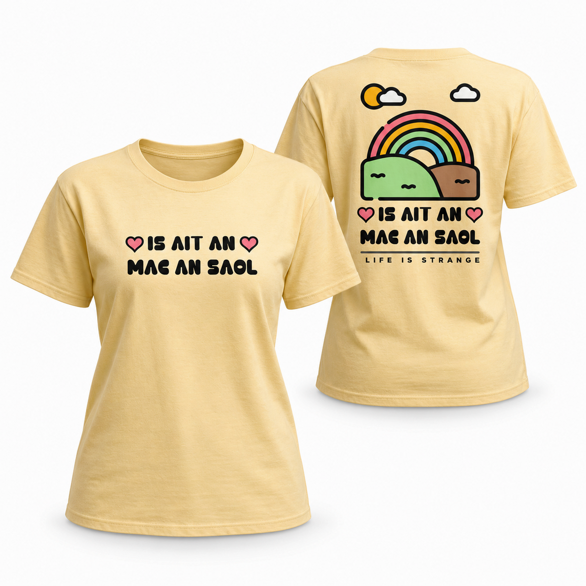 Eirin Apparel Women's T-Shirt 'Life Is Strange' Gaeilge T-Shirt