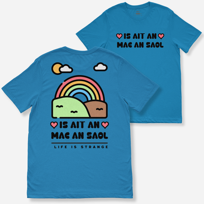 Eirin Apparel Women's T-Shirt Light Blue / S Women's 'Life Is Strange' Gaelic T-Shirt (Back Print)