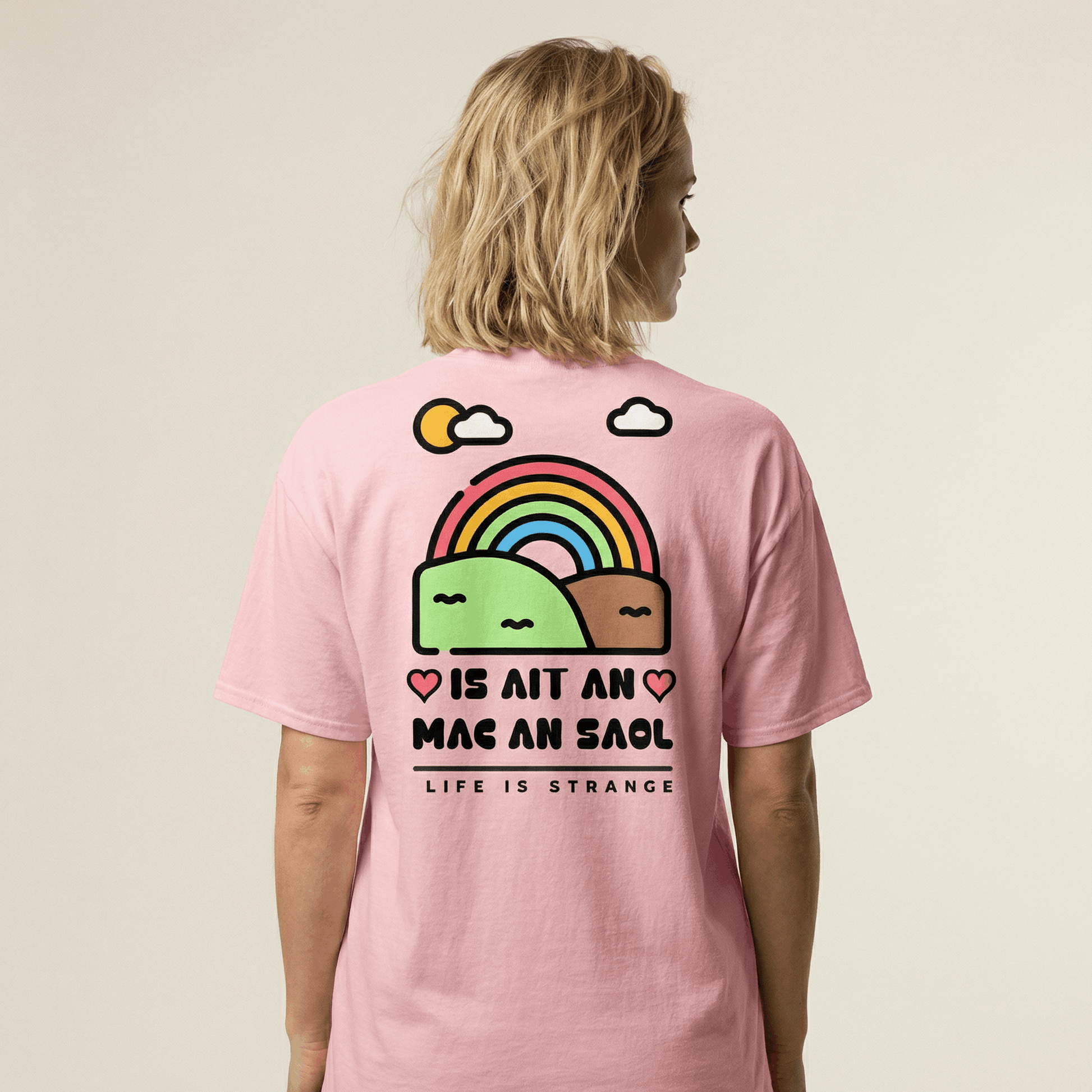 Eirin Apparel Women's T-Shirt Light Pink / S 'Life Is Strange' Gaelic T-Shirt