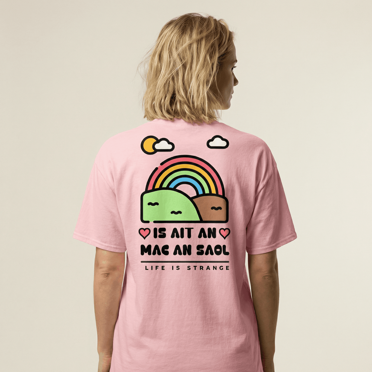 Eirin Apparel Women's T-Shirt Light Pink / S 'Life Is Strange' Gaelic T-Shirt