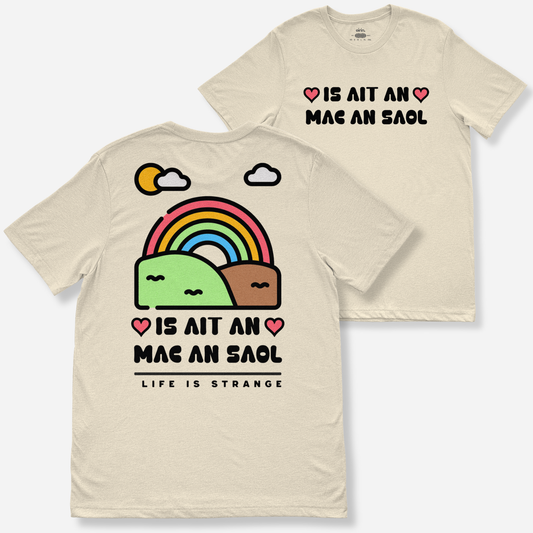 Eirin Apparel Women's T-Shirt Natural / S Women's 'Life Is Strange' Gaelic T-Shirt (Back Print)