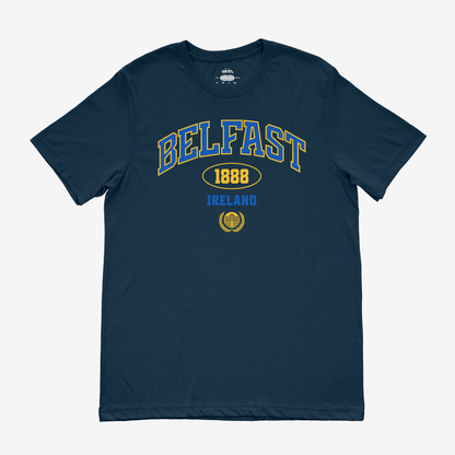 Eirin Apparel Women's T-Shirt Navy / S Women's Belfast 1888 T-Shirt