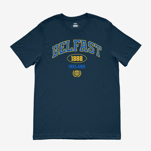 Eirin Apparel Women's T-Shirt Navy / S Women's Belfast 1888 T-Shirt