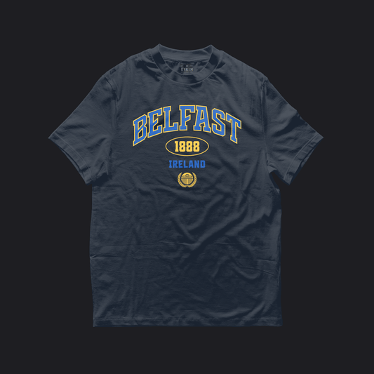 Eirin Apparel Women's T-Shirt Navy / S Women's Belfast 1888 T-Shirt