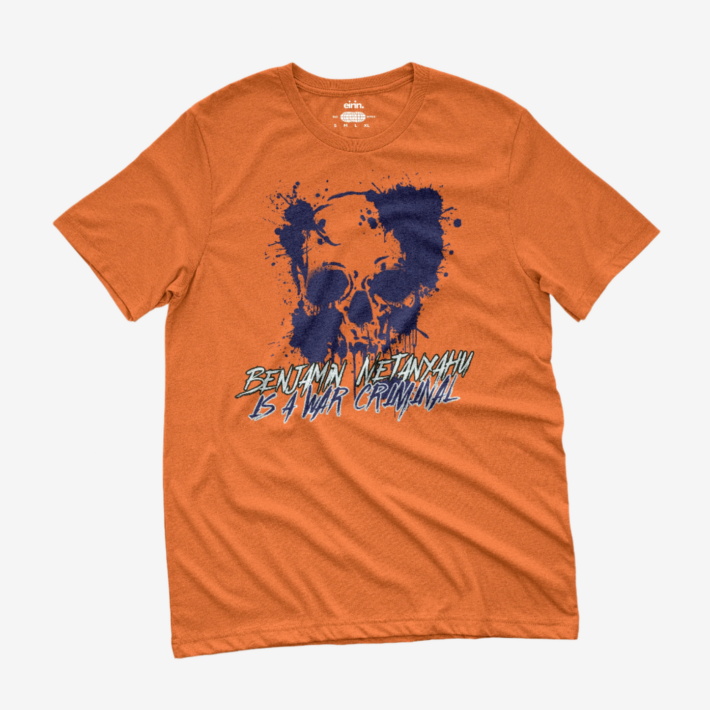 Eirin Apparel Women's T-Shirt Orange / S Women's Benjamin Netanyahu Is A War Criminal T-Shirt