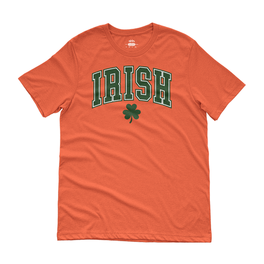 Eirin Apparel Women's T-Shirt Orange / S Women's Varsity College Irish T-Shirt