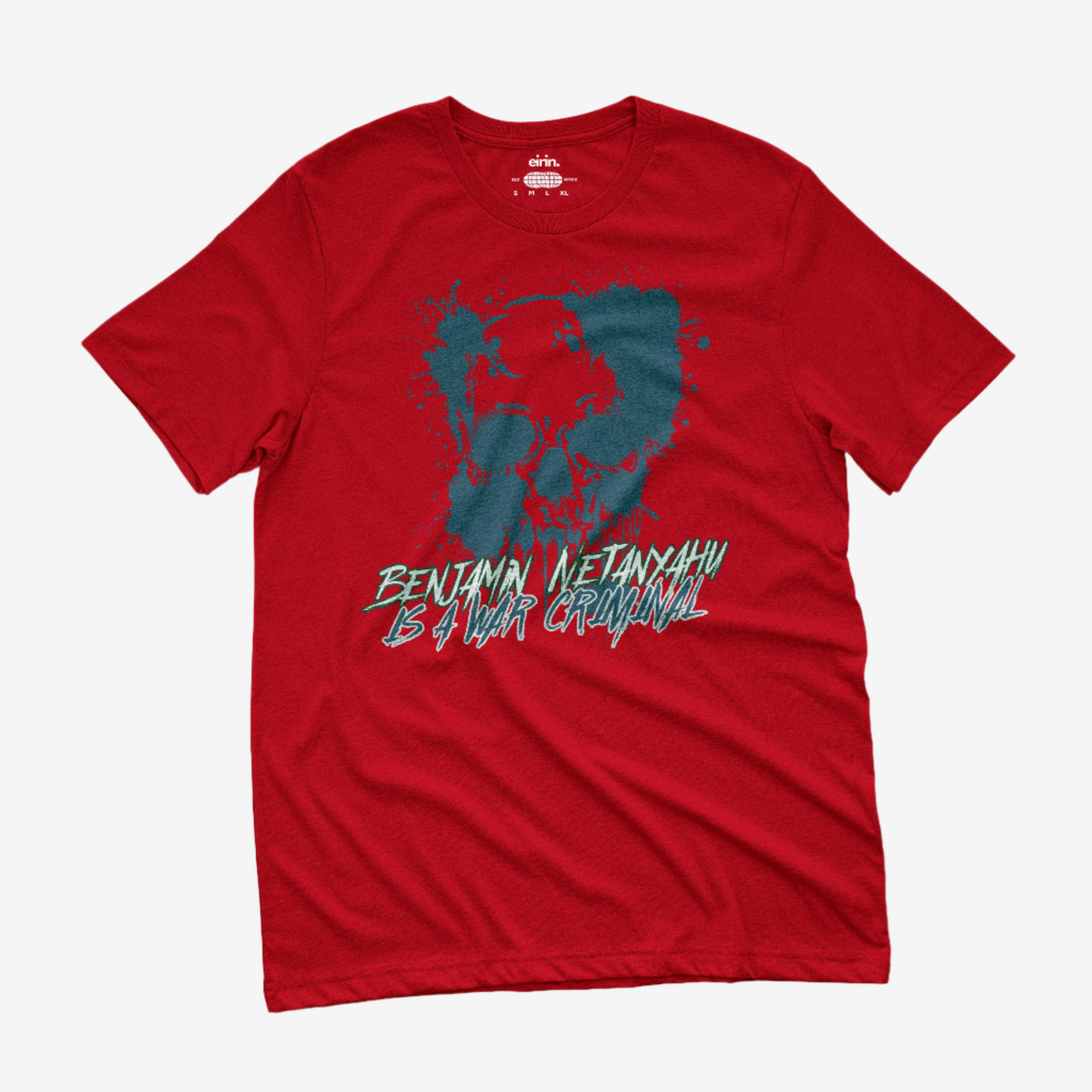Eirin Apparel Women's T-Shirt Red / S Women's Benjamin Netanyahu Is A War Criminal T-Shirt