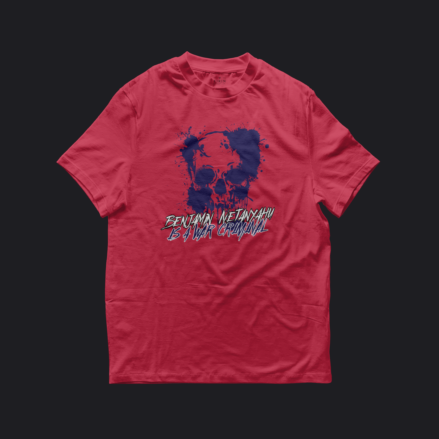 Eirin Apparel Women's T-Shirt Red / S Women's Benjamin Netanyahu Is A War Criminal T-Shirt