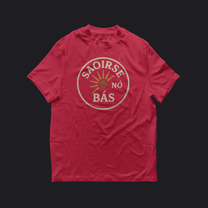 Eirin Apparel Women's T-Shirt Red / S Women's 'Freedom Or Death' Gaelic T-Shirt