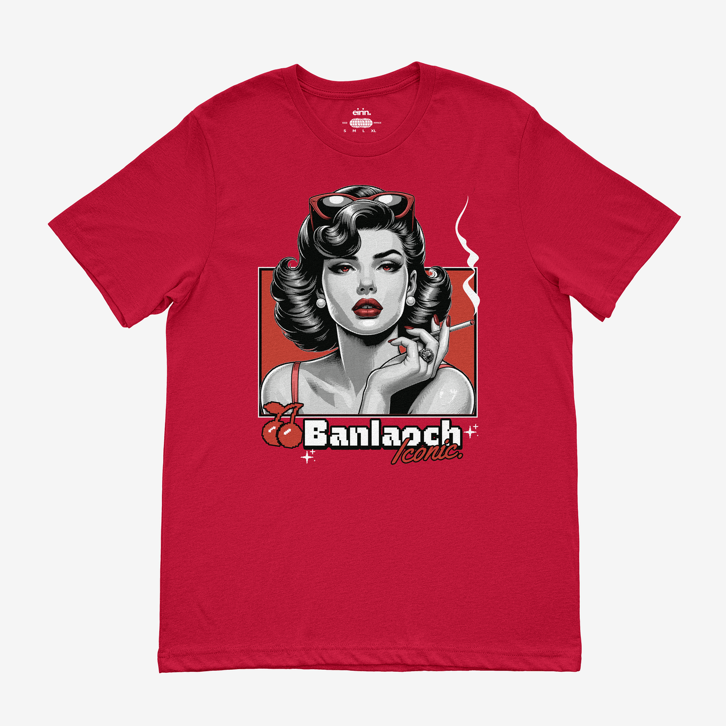 Eirin Apparel Women's T-Shirt Red / S Women's 'Iconic' Gaelic T-Shirt