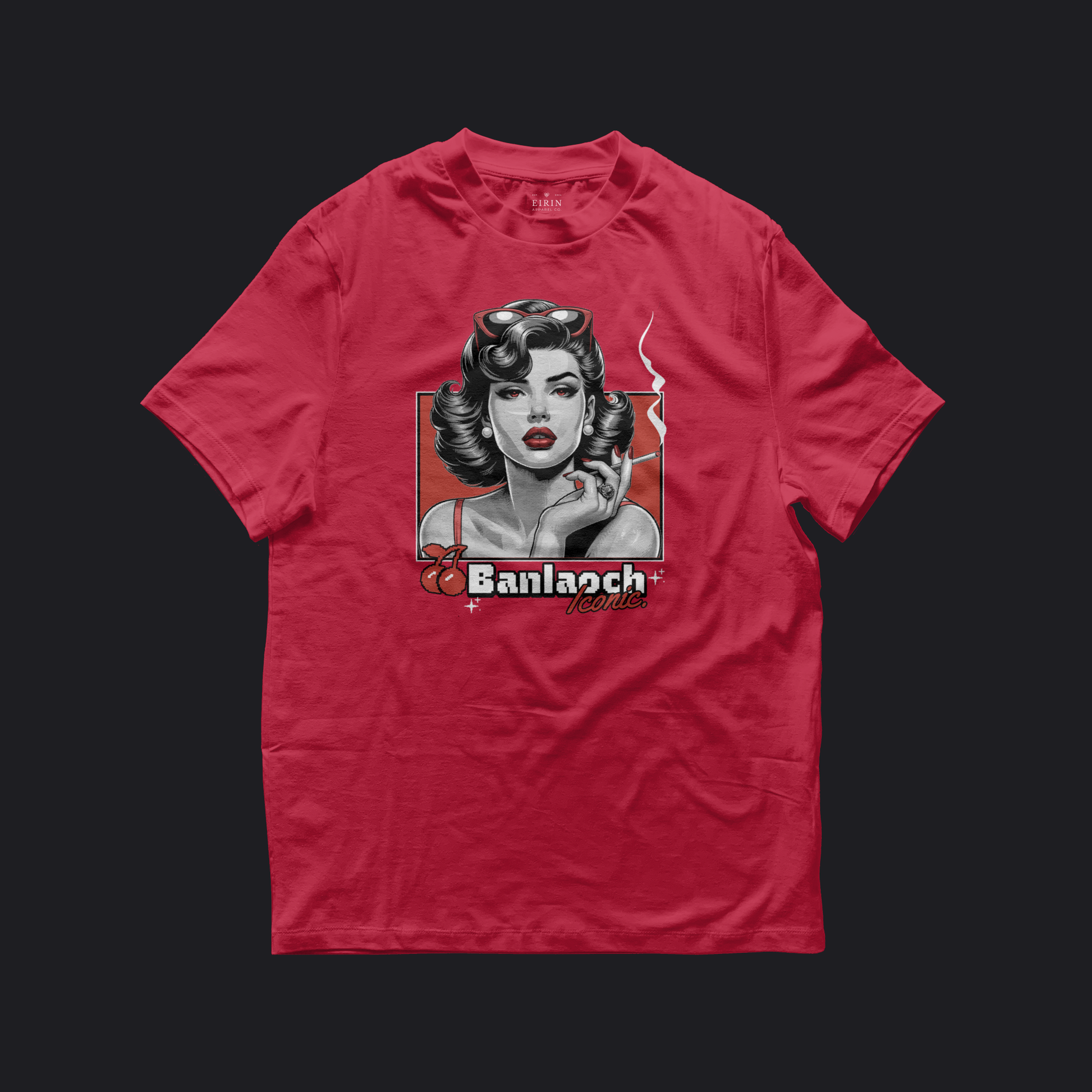 Eirin Apparel Women's T-Shirt Red / S Women's 'Iconic' Gaelic T-Shirt