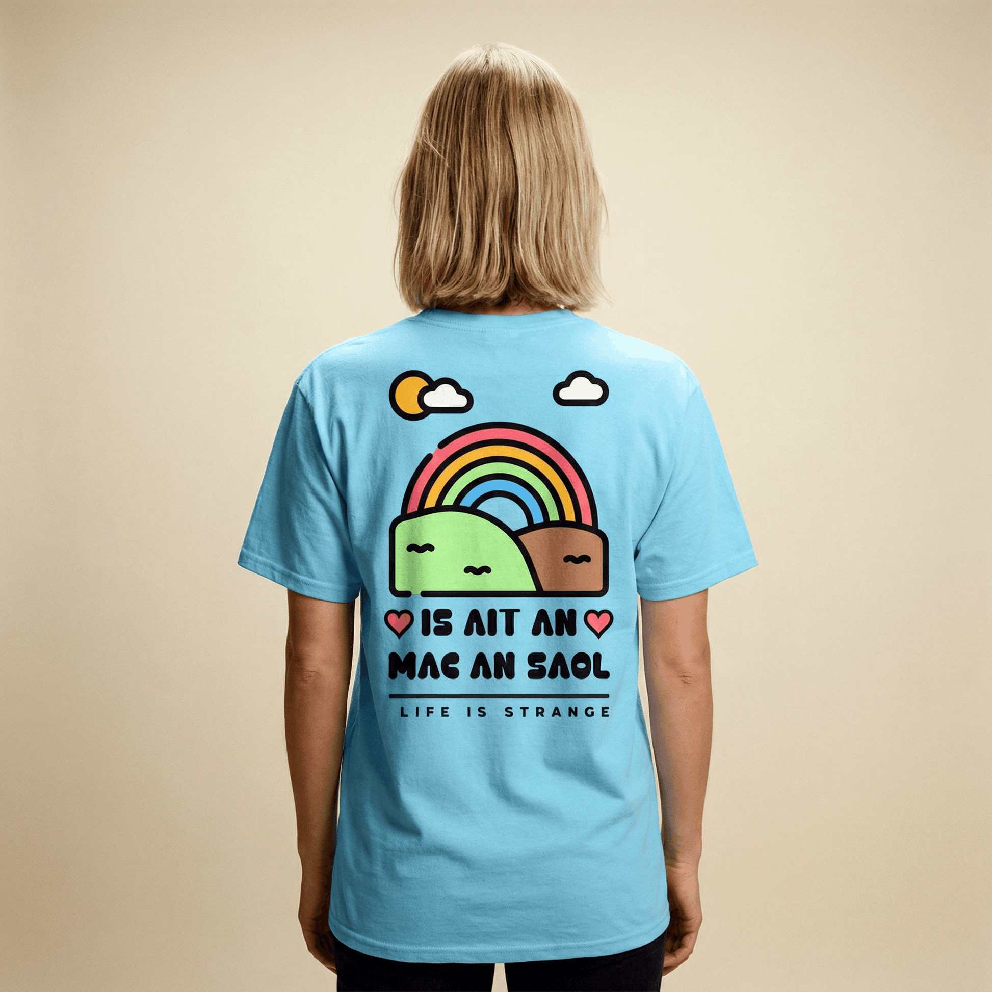 Eirin Apparel Women's T-Shirt Sky Blue / S 'Life Is Strange' Gaelic T-Shirt
