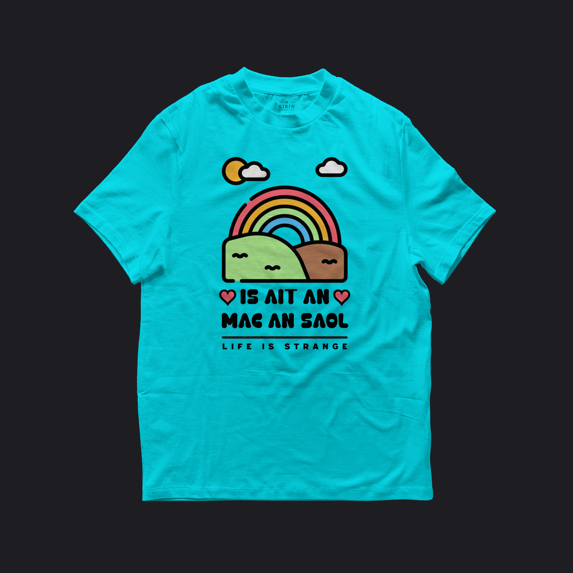 Eirin Apparel Women's T-Shirt Sky Blue / S Women's 'Life Is Strange' Gaelic T-Shirt