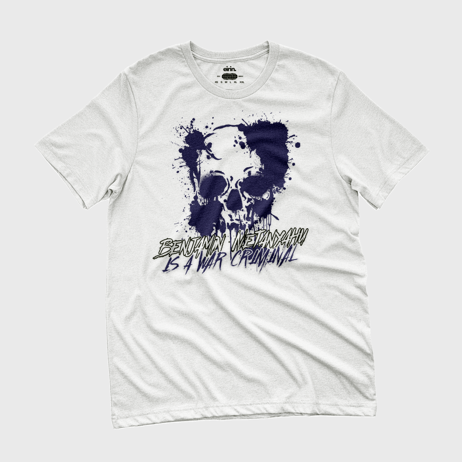 Eirin Apparel Women's T-Shirt White / S Women's Benjamin Netanyahu Is A War Criminal T-Shirt