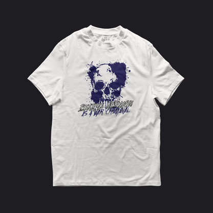 Eirin Apparel Women's T-Shirt White / S Women's Benjamin Netanyahu Is A War Criminal T-Shirt