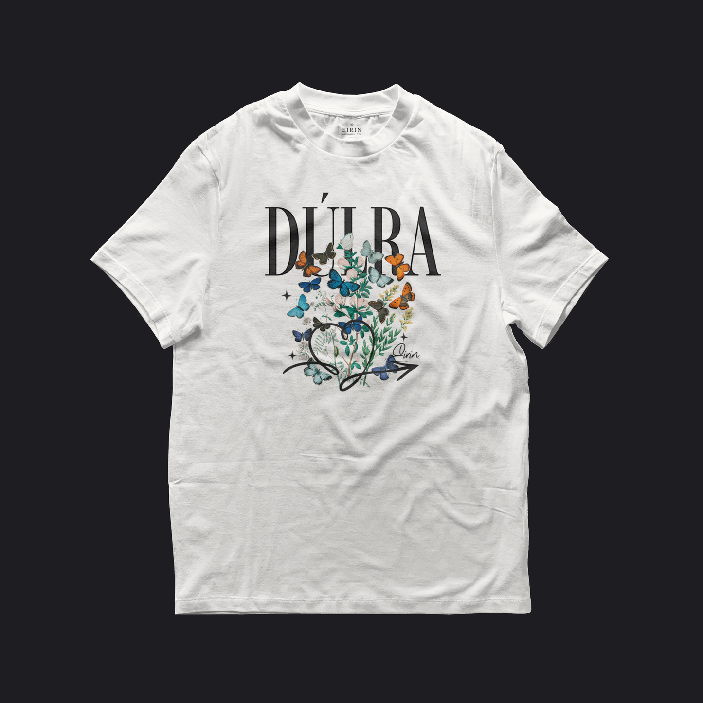 Eirin Apparel Women's T-Shirt White / S Women's 'Dúlra' Relaxed Fit Gaelic T-Shirt