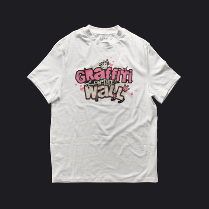 Eirin Apparel Women's T-Shirt White / S Women's Graffiti On The Wall Neon Pink Celtic T-Shirt