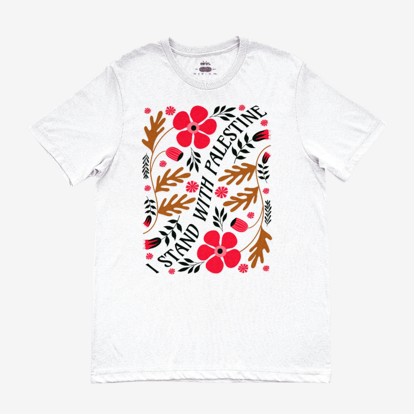 Eirin Apparel Women's T-Shirt White / S Women's 'I Stand With Palestine' SoftStyle T-Shirt