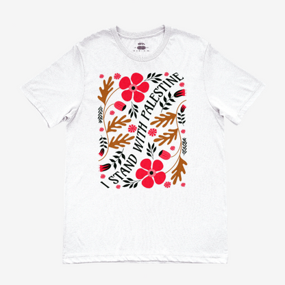 Eirin Apparel Women's T-Shirt White / S Women's 'I Stand With Palestine' SoftStyle T-Shirt