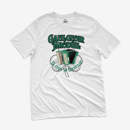 Eirin Apparel Women's T-Shirt White / S Women's 'There's Music In Irish' Gaelic T-Shirt