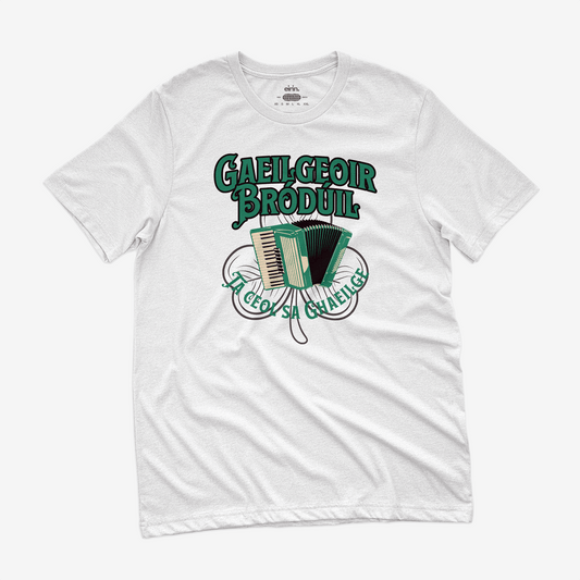 Eirin Apparel Women's T-Shirt White / S Women's 'There's Music In Irish' Gaelic T-Shirt