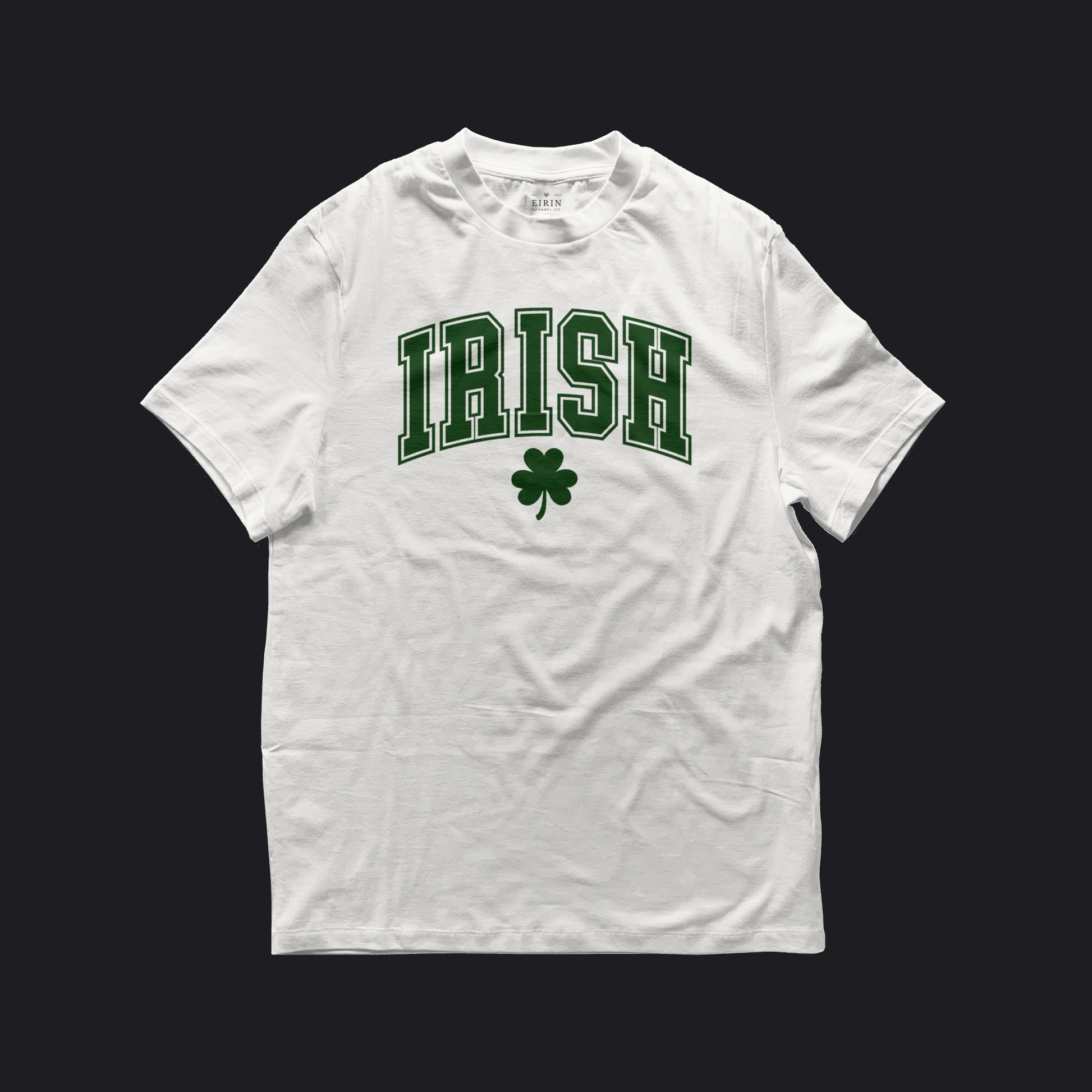 Eirin Apparel Women's T-Shirt White / S Women's Varsity College Irish T-Shirt