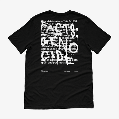 Eirin Apparel Women's T-Shirt Women’s '404: Truth Not Found' T-Shirt – Irish Genocide Not Famine Awareness