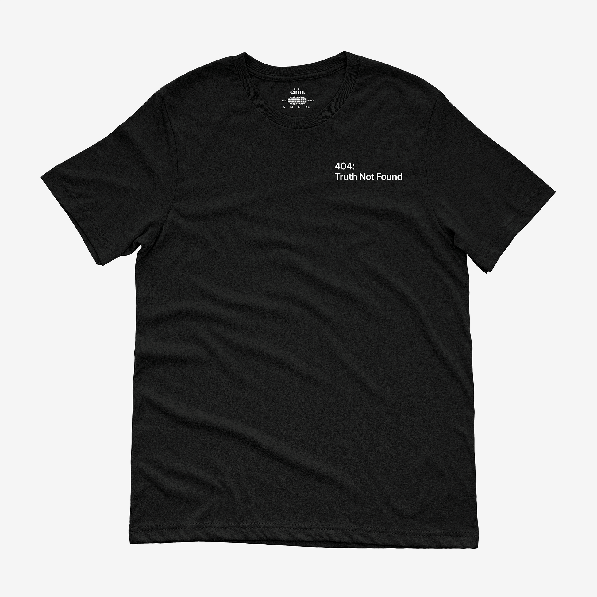 Eirin Apparel Women's T-Shirt Women’s '404: Truth Not Found' T-Shirt – Irish Genocide Not Famine Awareness