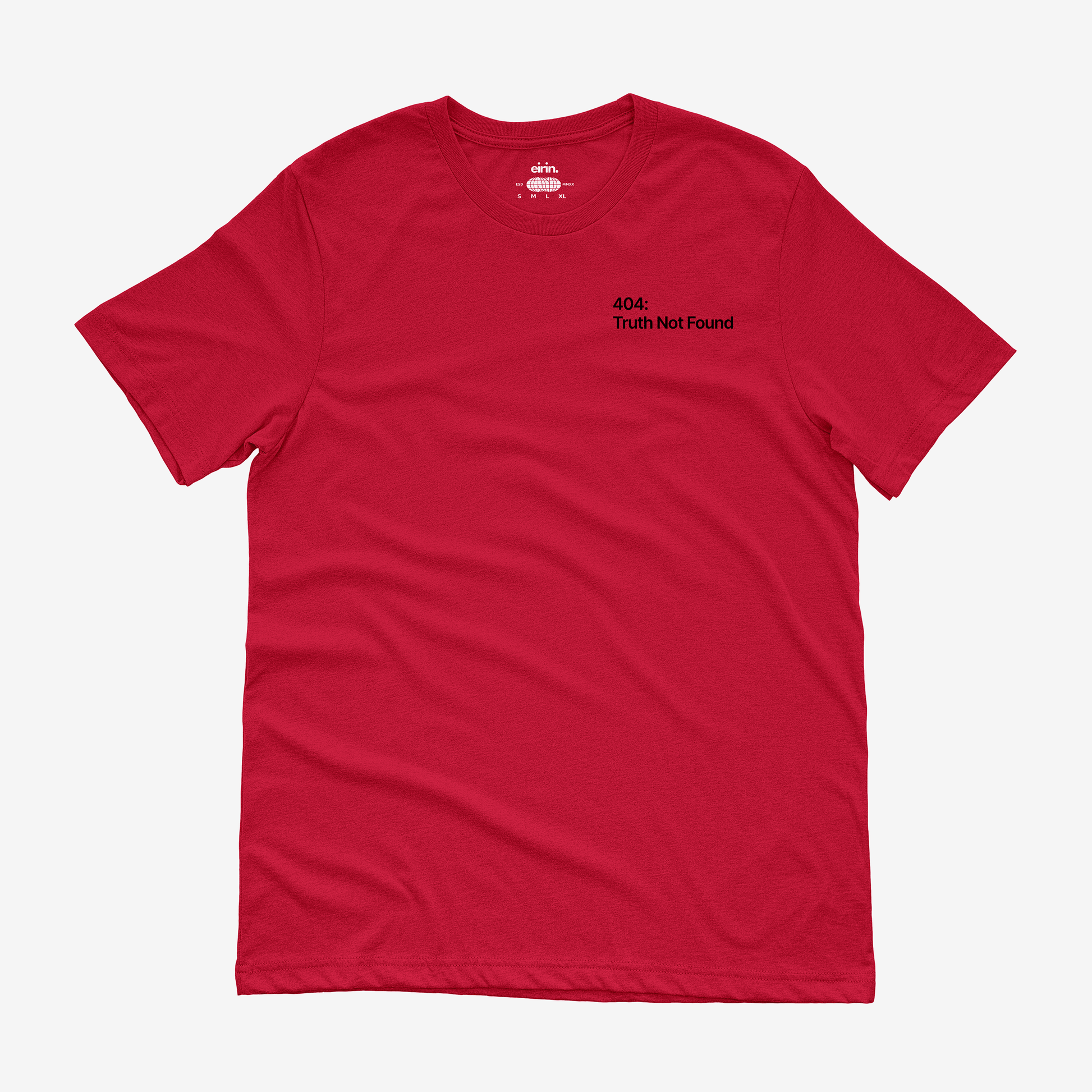 Eirin Apparel Women's T-Shirt Women’s '404: Truth Not Found' T-Shirt – Irish Genocide Not Famine Awareness