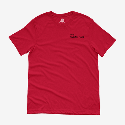 Eirin Apparel Women's T-Shirt Women’s '404: Truth Not Found' T-Shirt – Irish Genocide Not Famine Awareness