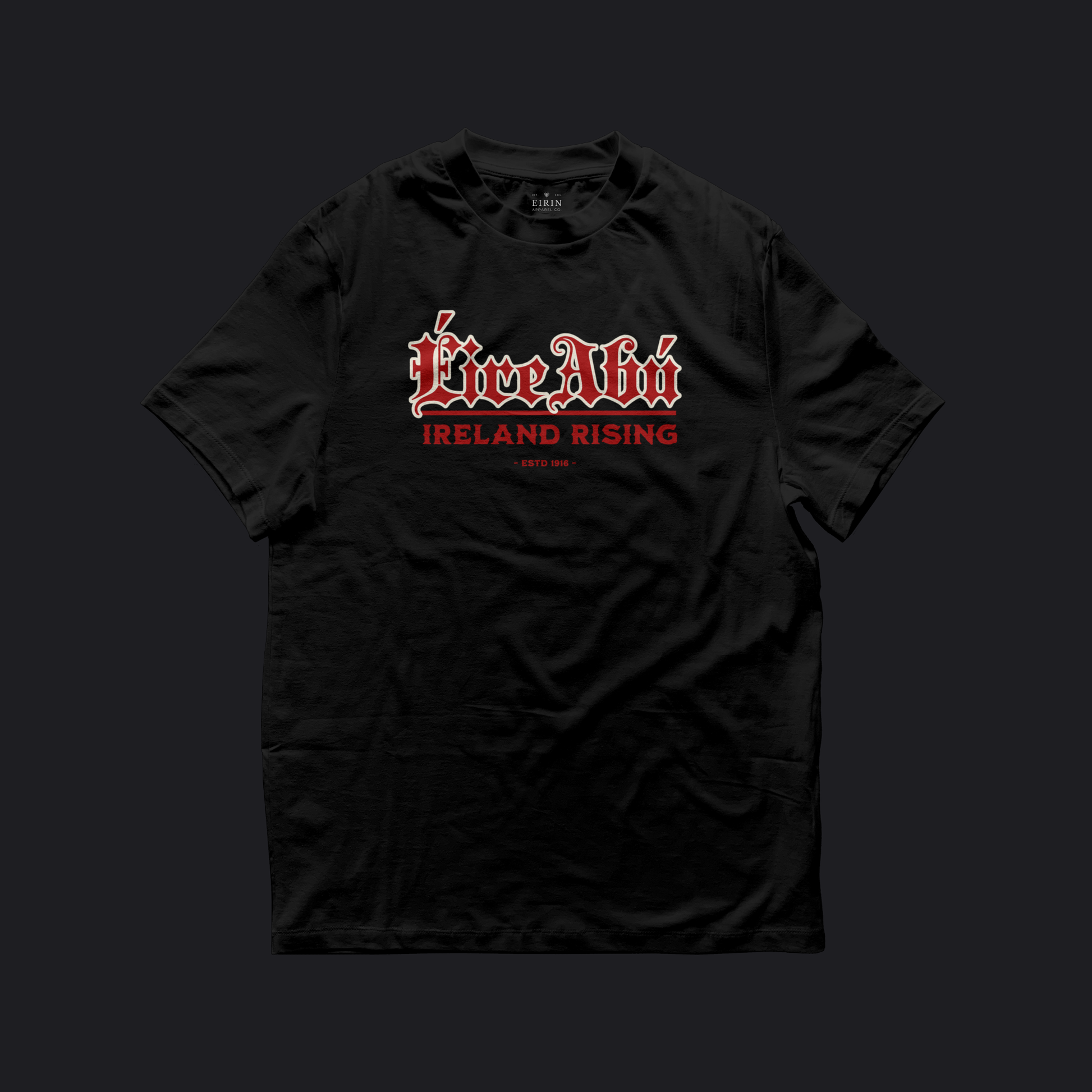 Eirin Apparel Women's T-Shirt Women's 'Éire Abú' Gaelic T-Shirt – Black Edition