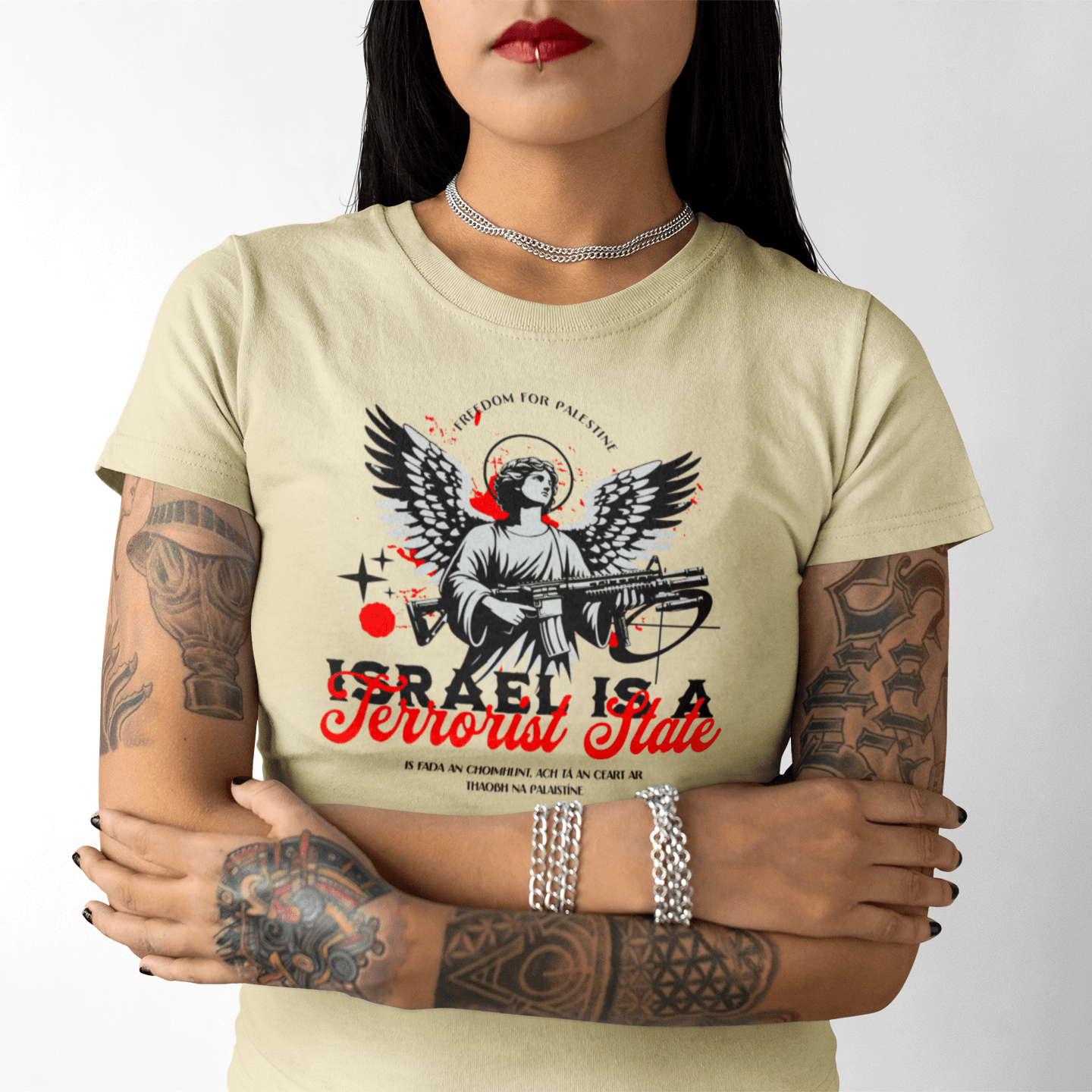 Eirin Apparel Women's T-Shirt Women's 'Israel Is A Terrorist State' T-Shirt