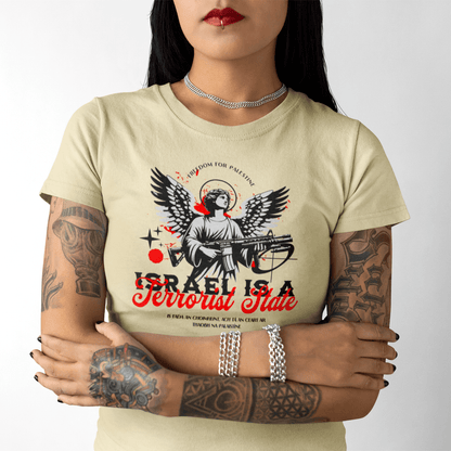 Eirin Apparel Women's T-Shirt Women's 'Israel Is A Terrorist State' T-Shirt