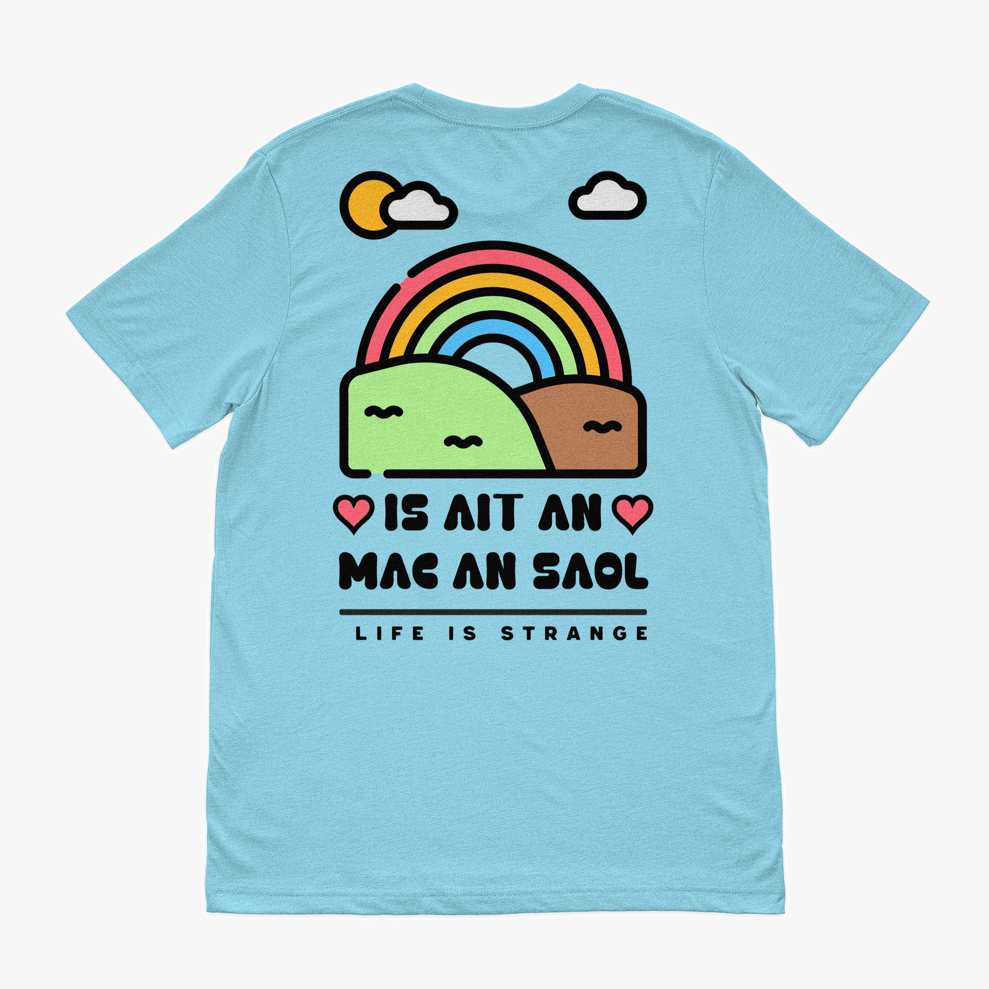 Eirin Apparel Women's T-Shirt Women's 'Life Is Strange' Gaelic T-Shirt (Back Print)