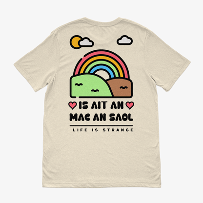 Eirin Apparel Women's T-Shirt Women's 'Life Is Strange' Gaelic T-Shirt (Back Print)