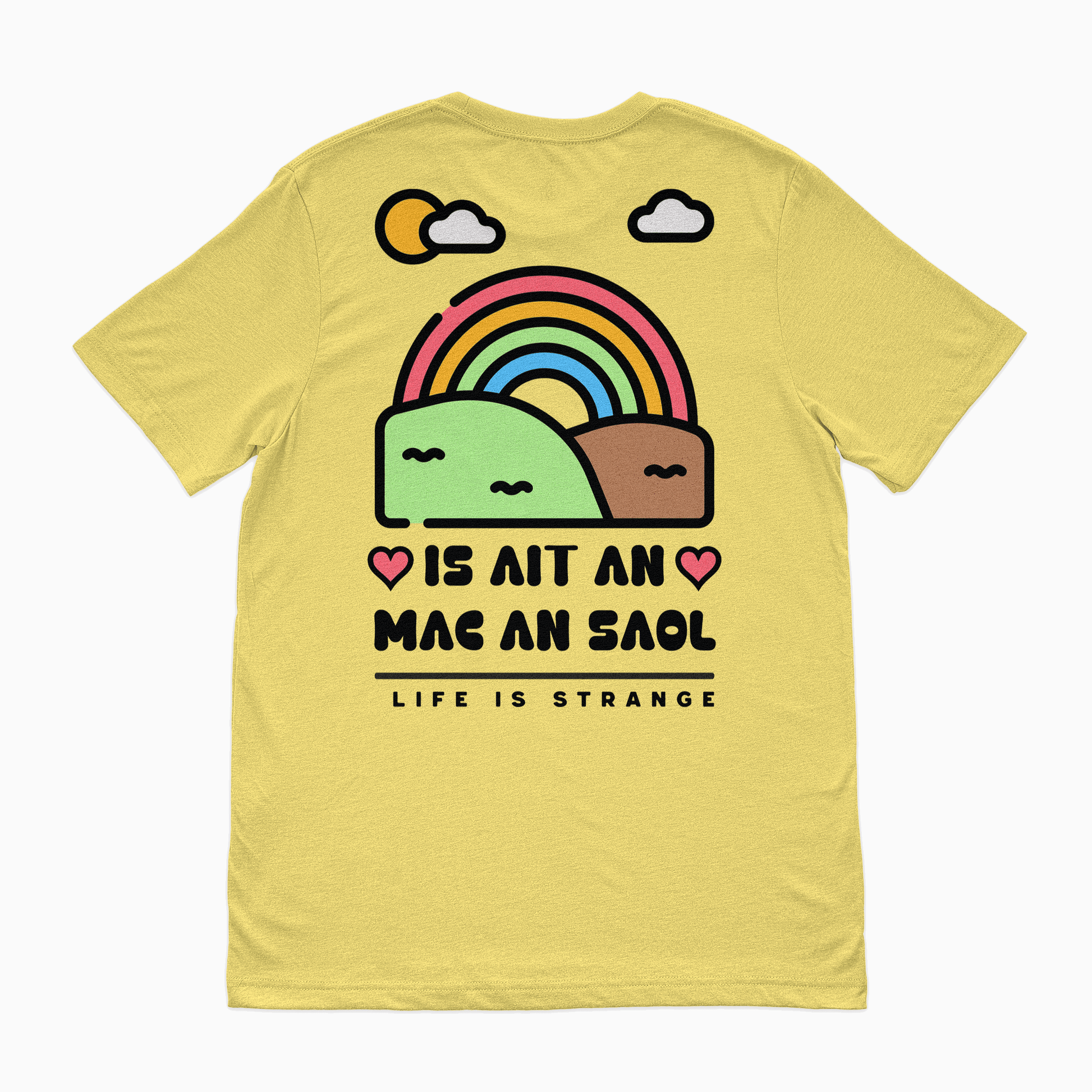 Eirin Apparel Women's T-Shirt Women's 'Life Is Strange' Gaelic T-Shirt (Back Print)